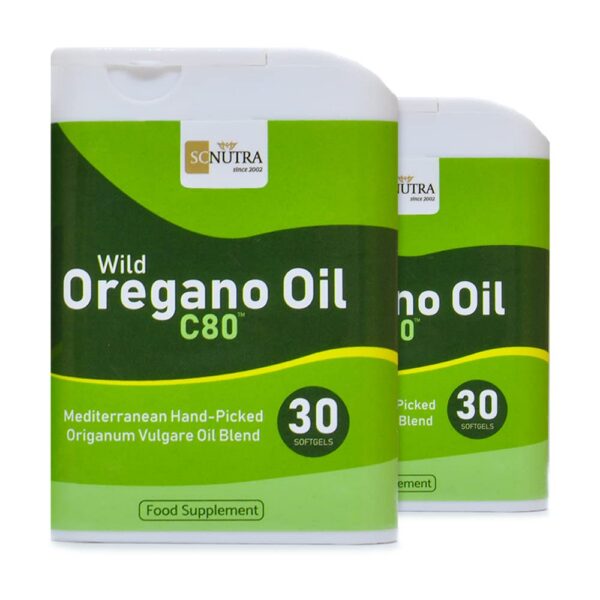 Softgels de aceite de orégano - ingredientes orgánicos