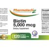 Softgels de biotina Pharmatech para salud de uñas y piel