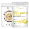 Softgels D3 K2 con aceite de coco frontal