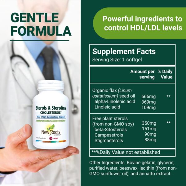 Softgels NEW ROOTS HERBAL soporte colesterol y sistema inmune