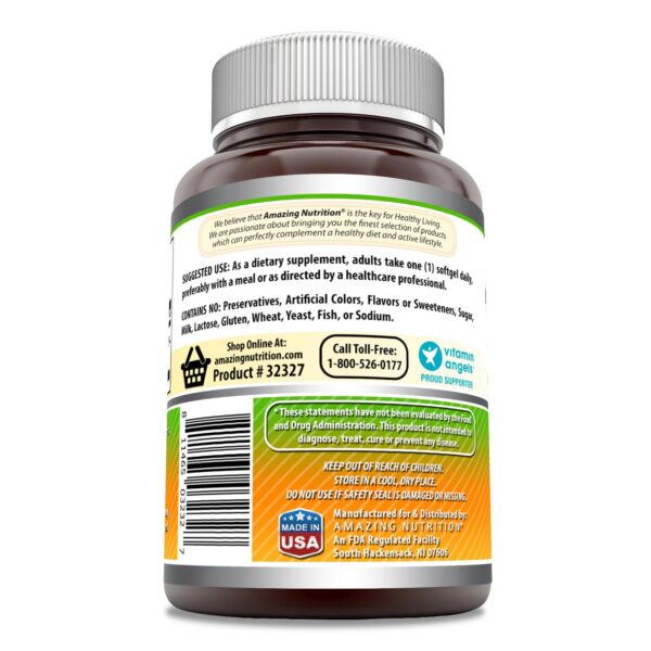 Softgels de vitamina A Amazing Formulas para salud visual y piel