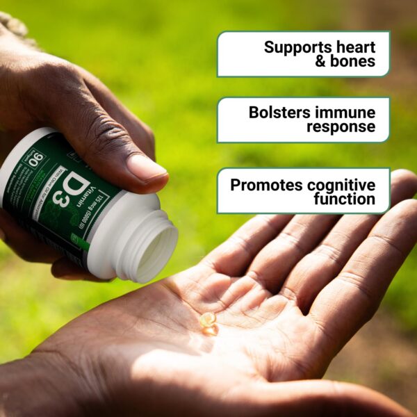 Softgels vitamina D3 Essential Elements con aceite de oliva