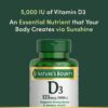 Softgels de vitamina D3 Nature's Bounty para adultos 240 unidades