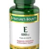 Softgels vitamina E 400 UI Nature's Bounty 120 cápsulas
