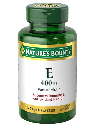Softgels vitamina E 400 UI Nature's Bounty 120 cápsulas