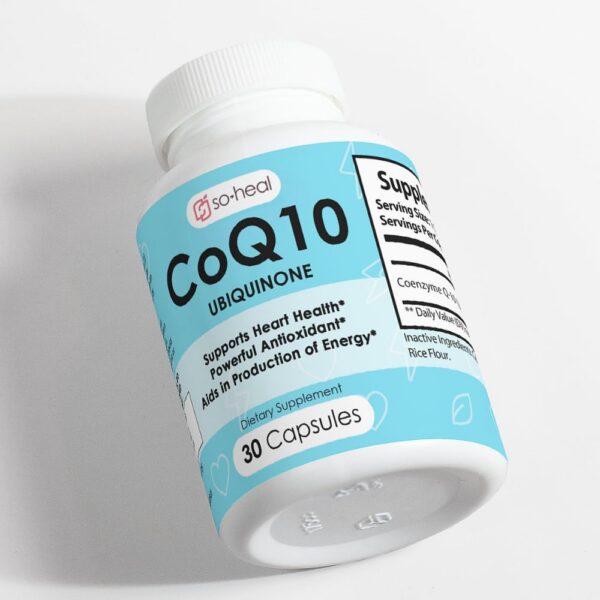 Version 1.0.0 Envase de SoHeal CoQ10 ubiquinona