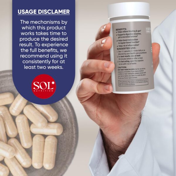 Sol Nutrition Belly Reset cápsulas en blister