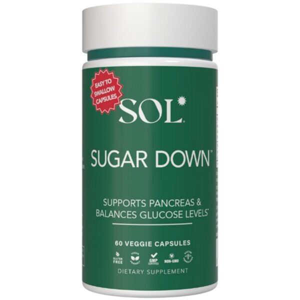 Sol Nutrition Sugar Down suplemento hambre salud digestiva
