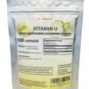 Frasco Solar Nutrition Vitamin U con etiqueta