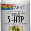 Version 1.0.0 Frente de la botella SOLARAY 5-HTP Plus St John's Wort