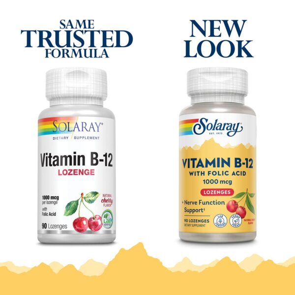 Version 1.0.0 Pastillas masticables SOLARAY B-12 1000mcg ficha