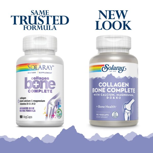 Etiqueta frontal detallada de SOLARAY Bone Complete