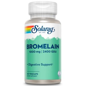 Solarray Bromelina 1000 mg frasco