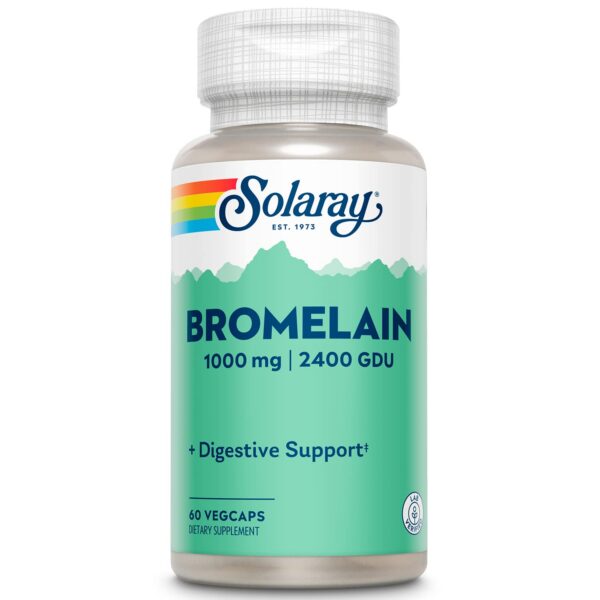 Solarray Bromelina 1000 mg frasco