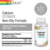 Version 1.0.0 Frente de la caja Solaray calcio citrato