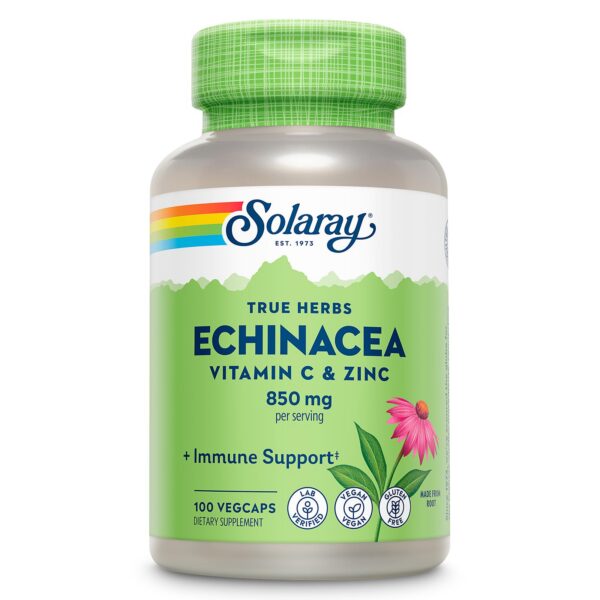 Version 1.0.0 Solaray cápsulas de echinacea con vitamina c y zinc para inmunidad