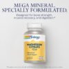 Cápsulas Veganas de Solaray Magnesium Citrate
