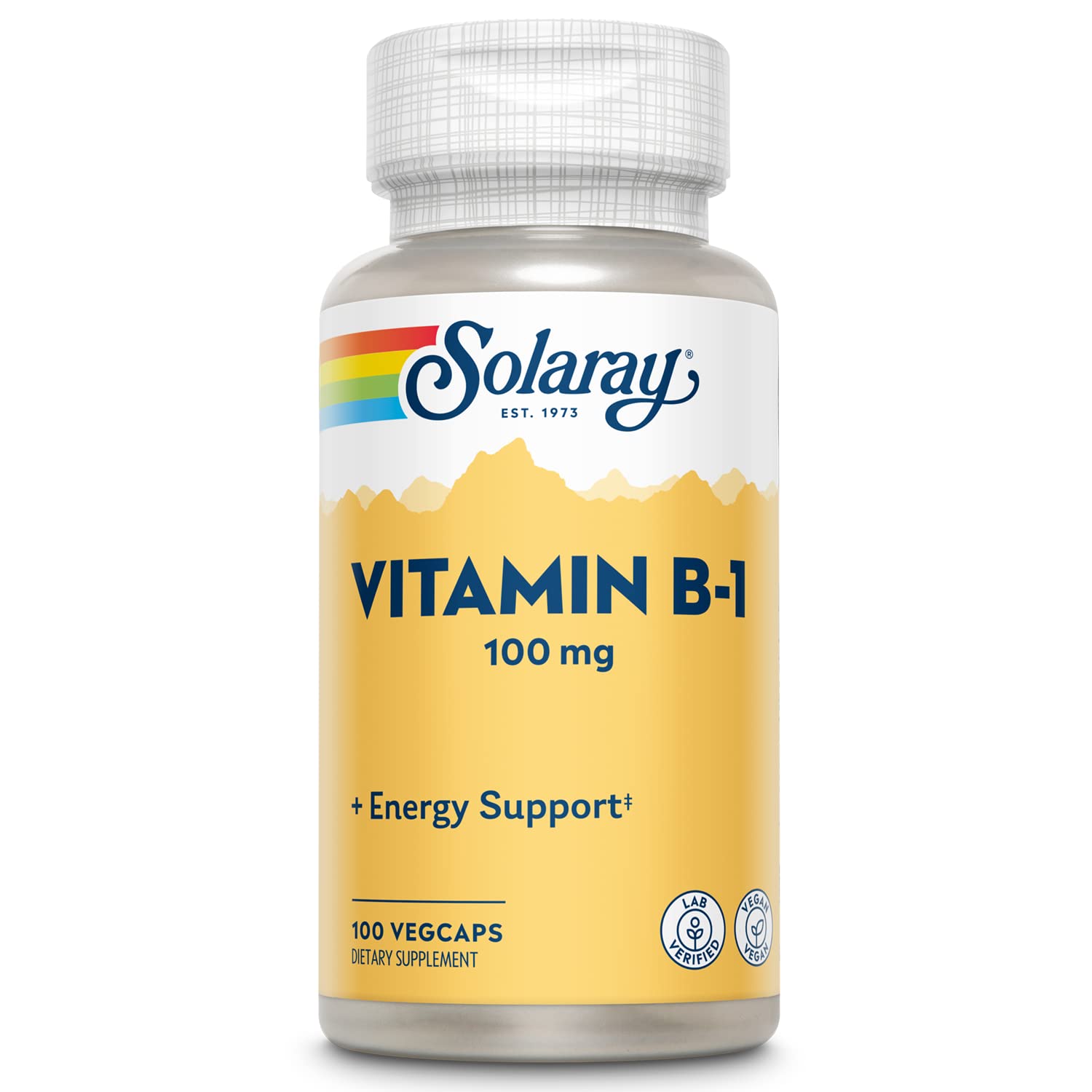 Solaray Vitamin B1, 100 mg