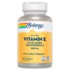 SOLARAY cápsulas vitamina E 400 IU forma seca suplemento antioxidante