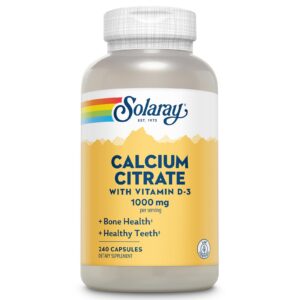Version 1.0.0 Frasco de Solaray Citrato de Calcio con Vitamina D3 240 capsulas vegetales
