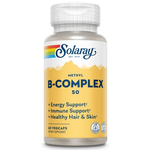 Solaray Complejo B Metilado frasco 60 cápsulas vegetarianas
