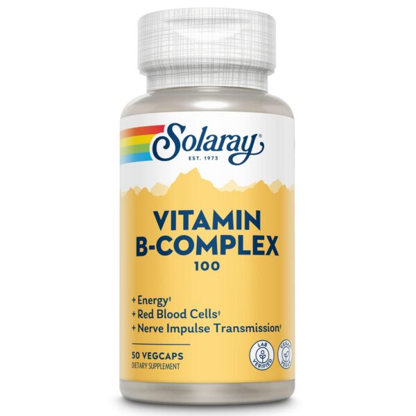 Version 1.0.0 SOLARAY complejo vitamina b 100 mg suplemento energía saludable