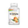 SOLARAY complejo vitamina B 250mg masticables sabor naranja