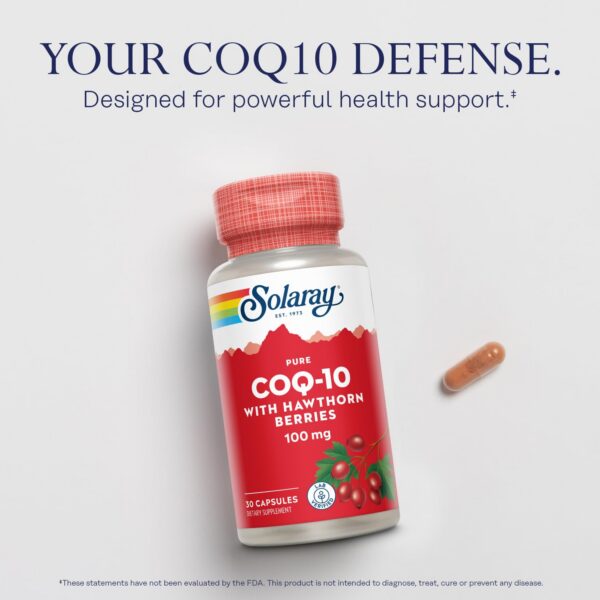 Solaray CoQ10 Hawthorn Capsules