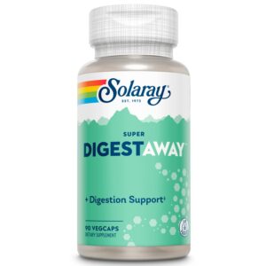 Frasco SOLARAY Digestive Enzymes con etiqueta