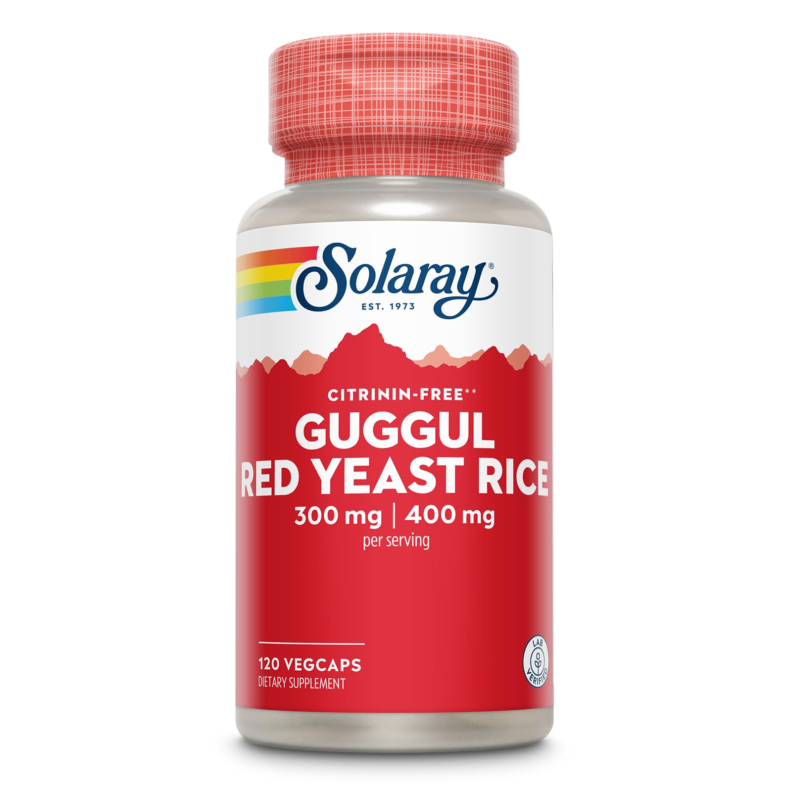 Solaray | Extracto Guggul Arroz Rojo Cardiovascular 120 VegCaps