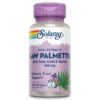 Frasco de extracto de Saw Palmetto SOLARAY para salud prostática