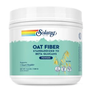 Envase Solaray Fibra de Avena suplemento de fibra soluble
