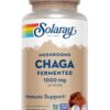 Solaray hongo chaga fermentado 500 mg cápsulas soporte inmunológico
