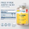 Version 1.0.0 Etiqueta frontal SOLARAY L-Lysine 1000 mg