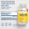 Caja Solaray Magnesio Asporotato 400 mg