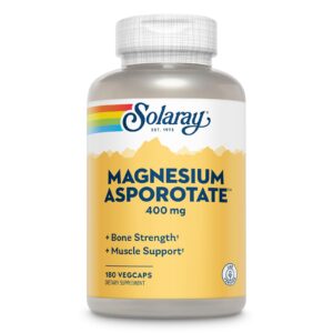 Version 1.0.0 Frente de Solaray Magnesio Asporotato 400 mg