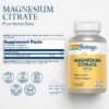 Etiqueta Solaray Magnesium Citrate 400 mg