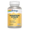 Frente de la botella Solaray Magnesium Citrate 400 mg