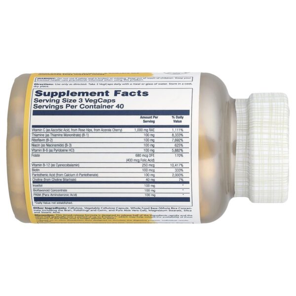 Version 1.0.0 Etiqueta del producto Solaray Mega B Stress