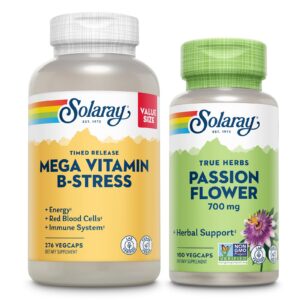 Frasco SOLARAY Mega B Stress y Pasiflora