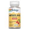 Solaray Metil B12 5000 mcg tabletas masticables sabor cereza 60 unidades