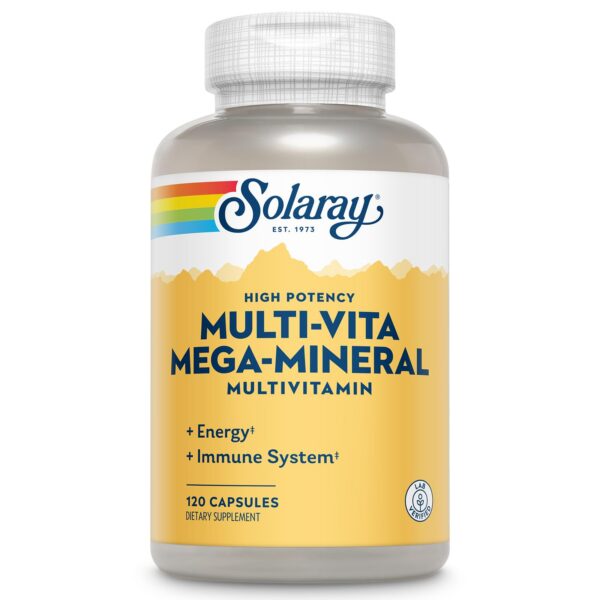 SOLARAY Multi-Vita Mega-Mineral Multivitamínico en empaque