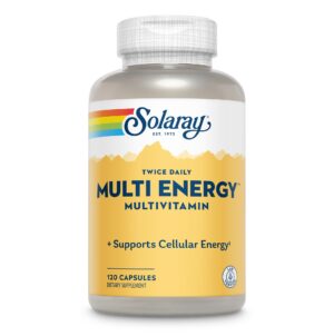 Version 1.0.0 Solaray Twice Daily Multi Energy Multivitamina sin hierro