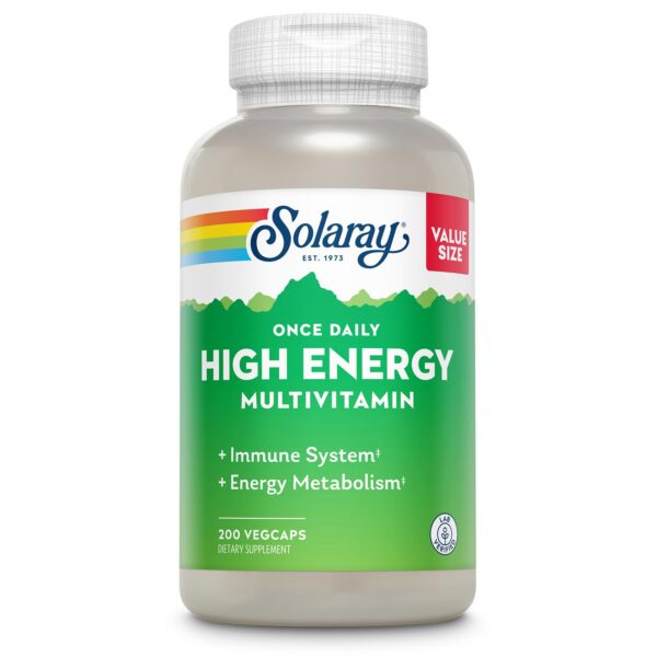 Version 1.0.0 Solaray multivitamínico diaria alta energía 200 cápsulas frasco