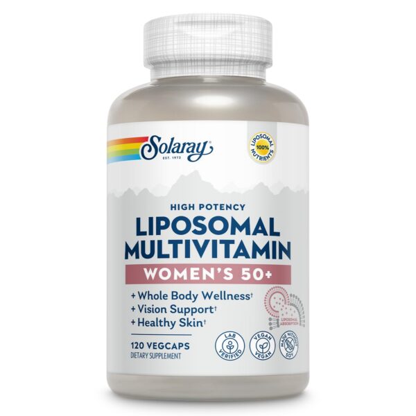 SOLARAY multivitamínico liposomal para mujer mayores de 50 años