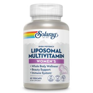 Version 1.0.0 Solaray multivitamínico liposomal para mujeres frasco frontal