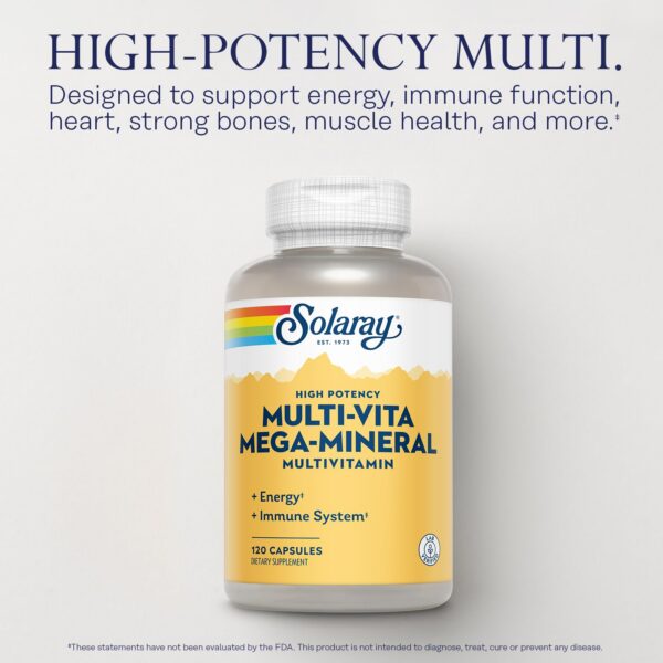 SOLARAY Multivitamínico con vitaminas D y C