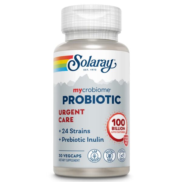 Frasco SOLARAY Mycrobiome Probiotic VegCaps