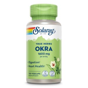 SOLARAY Okra Fruit botella frontal