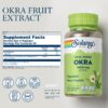 Solaray Okra Fruit etiqueta ingredientes